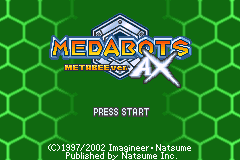 金属机器人大战AX-蓝蜂版 Medabots AX - Metabee Version(US)(Natsume)(64Mb)